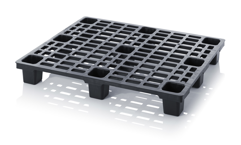 ESD lehké palety bez bezpečnostního okraje 120 x 100 x 15,5 cm s 9 nohami
