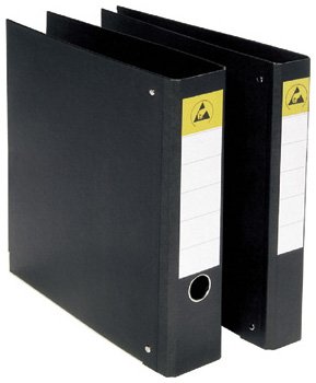 Antistatické šanony - Varianta antistatického šanonu: šířka hřbetu 45mm, 4 kroužky