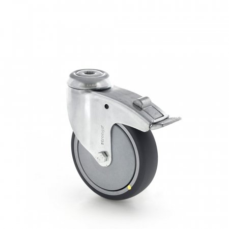 ESD kolečko otočné s úplnou blokací, zinkovaná ocel - Varianta kolečka: Průměr: 100 mm