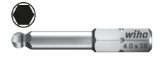 Bit Standard Šestihranná kulová hlava 1/4"