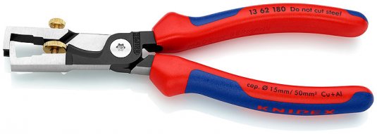 Odizolovací kleště s kabelovými nůžkami KNIPEX StriX - KNIPEX StriX: 13 62 180