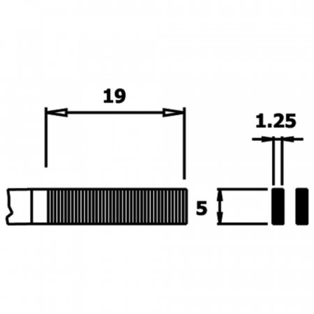 Ploché, krátké, extra silné  kleště s rýhovanými čelistmi - Mini Ploché kleště 2: Rýhované kleště, 2,0mm čelisti