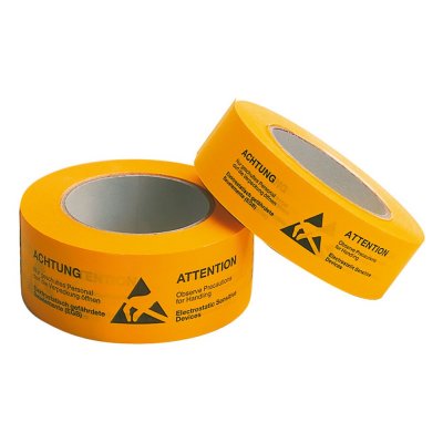 Balící ESD papírová páska - Rozměry lepící pásky: šířka 38 mm, délka 66 m