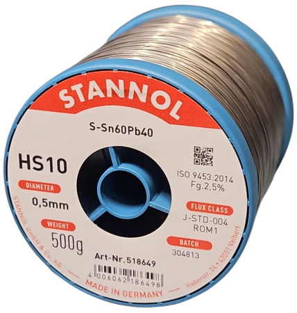 Olovnatá pájka Sn60Pb40 0,50mm