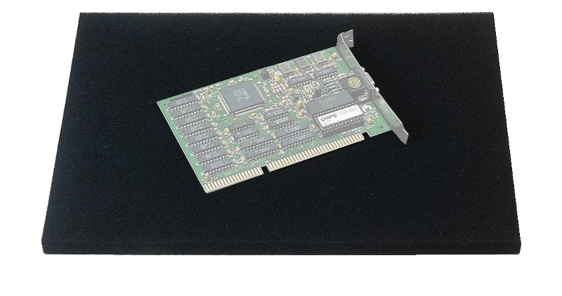 Vodivá PUR pěnovka – Polyuretan  253 x 353 x 6 mm