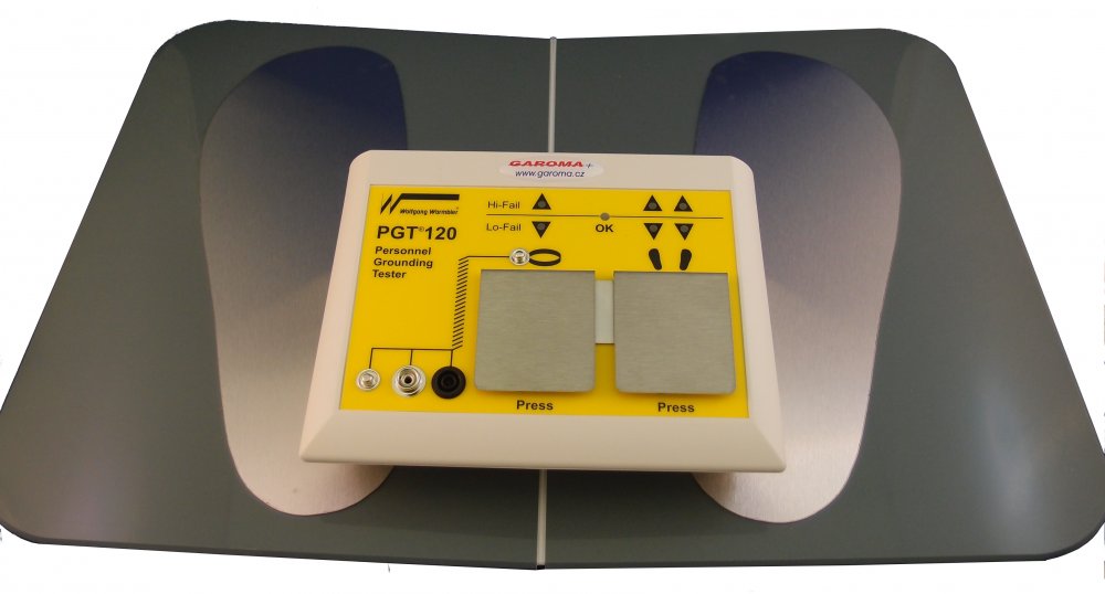 Tester zemnících náramků a obuvi PGT120 PGT120 tester včetně elektrody pro obuv