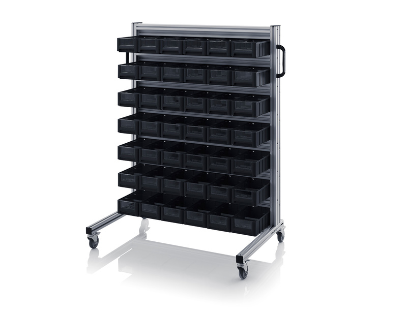 ESD systémové přepravní podvozky pro regálové přepravky 42 x ESD RK 31509 (30 x 15,6 x 9 cm)