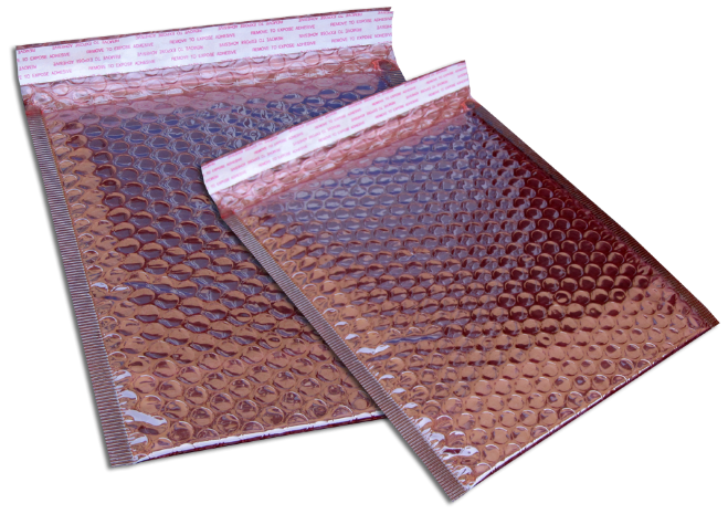 Stíněné bublinkové sáčky 305 x 203 mm + 50mm klopa, samolepicí