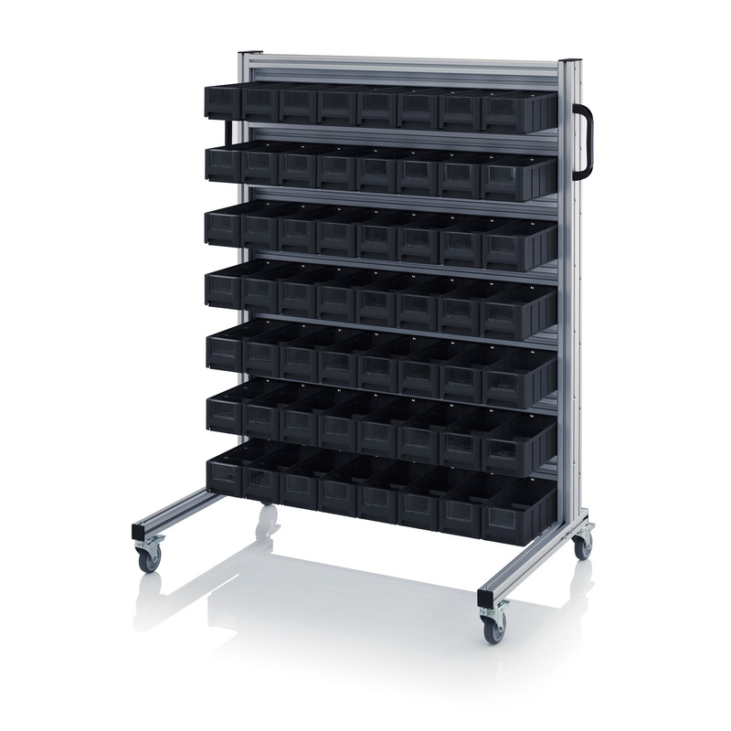 ESD systémové přepravní podvozky pro regálové přepravky 56 x ESD RK 3109 (30 x 11,7 x 9 cm)