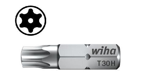 Bit Standard TORX Tamper Resistant (s otvorem) 1/4" 25 mm T9H