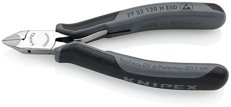 Boční štípací kleště 135mm pro elektroniku ESD s vsazeným karbidovým břitem