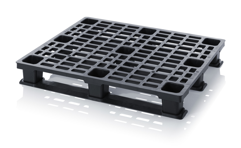 ESD lehké palety bez bezpečnostního okraje 120 x 100 x 15,5 cm se 3 lyžinami