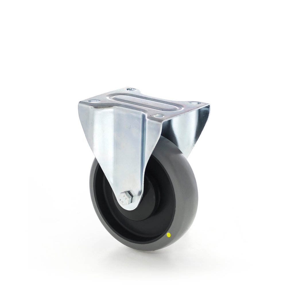 ESD kolečko pevná, zinkovaná ocel Průměr: 80 mm