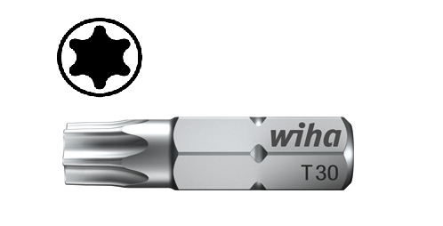 Bit Standard TORX, kuželový 1/4" T10 25 mm